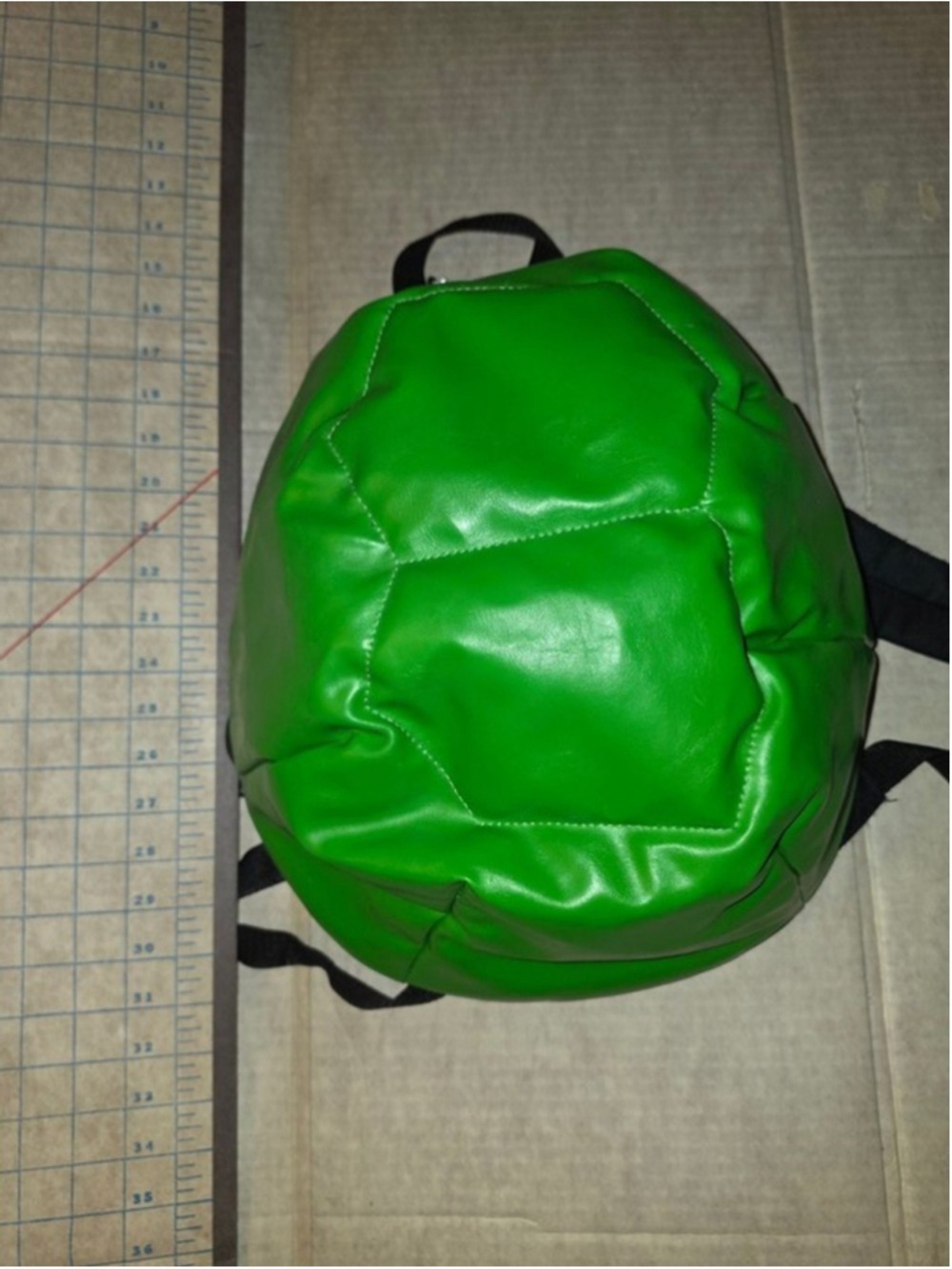 Nickelodeon TMNT Teenage Mutant Ninja Turtle Green Soft Shell Backpack 17x14x9 - Picture 1 of 8